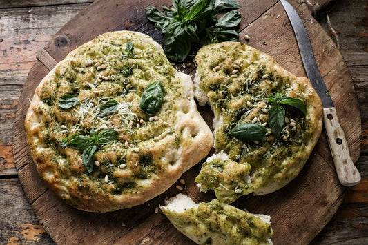 Spring Eats: Fresh Pesto Focaccia