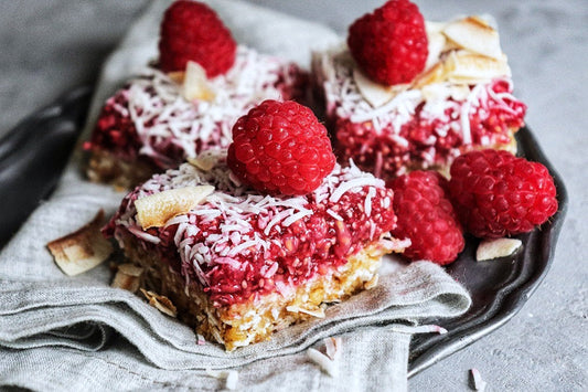 Summer Eats: Valentines Raspberry Coconut Slice