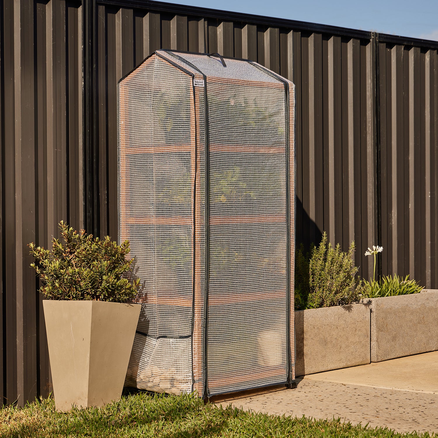 4 Shelf Timber Greenhouse