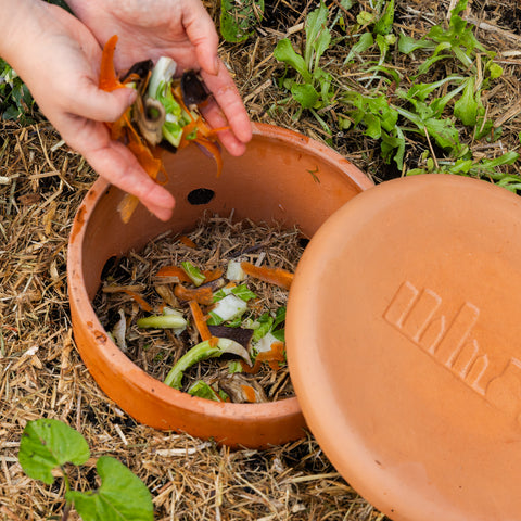 Archie In-Ground Terracotta Worm Farm 6.5L