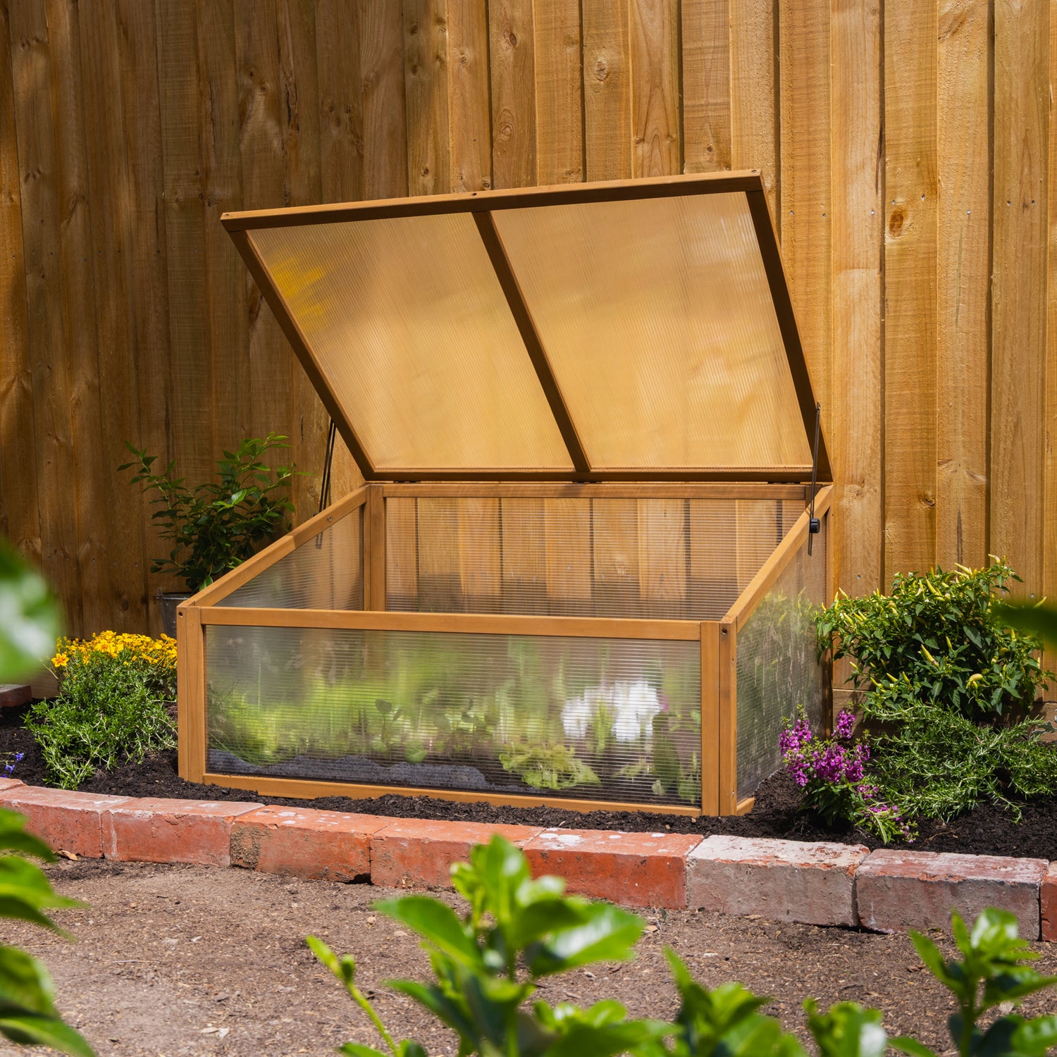Timber Cold Frame Greenhouse