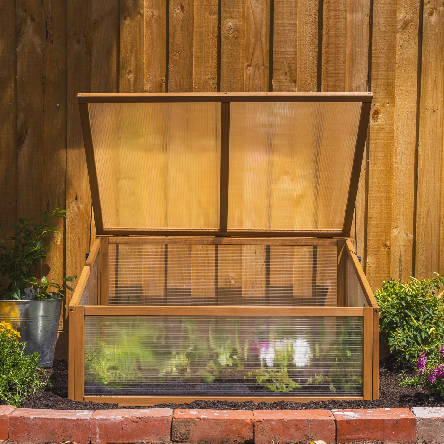 Timber Cold Frame Greenhouse